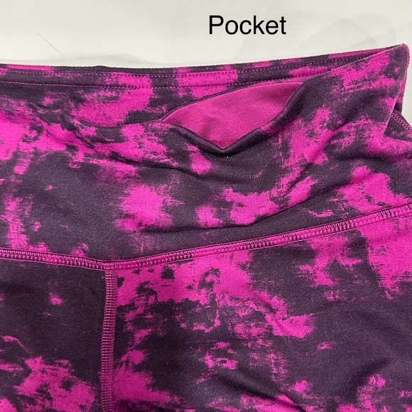 Lululemon Wunder Under Crop Leggings Tye Dye Size 6 - Picture 4 of 8